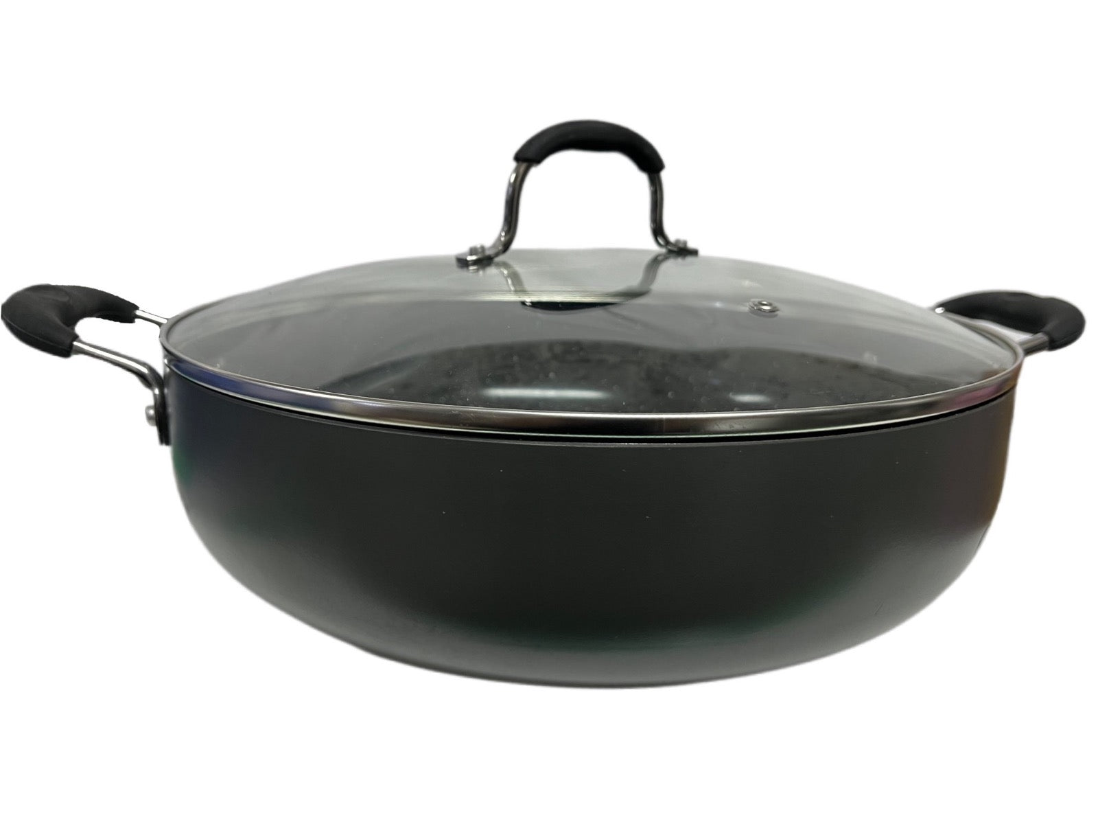 Mastercook Non Stick Hard Anodized Shallow Casserole CASSEROLE24CM 24cm - Image 5