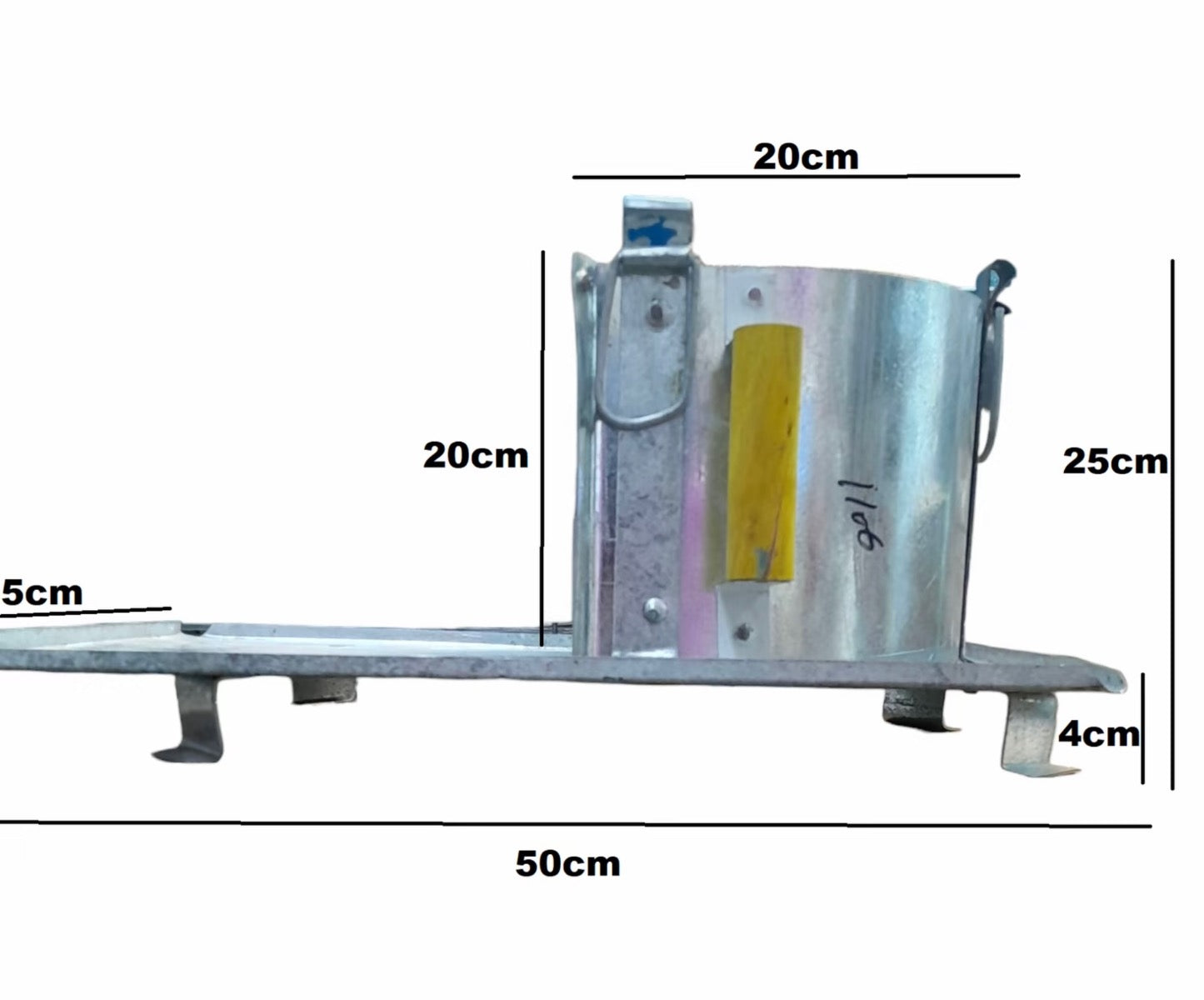 Galvanised Iron Footed /choola /chulla Outdoor Footed Camping Stove - Image 7