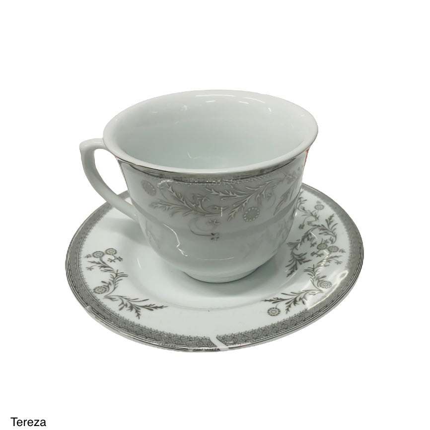 Tereza Porcelain Tea Set PORCELAIN12 Set Of 12 - Image 2