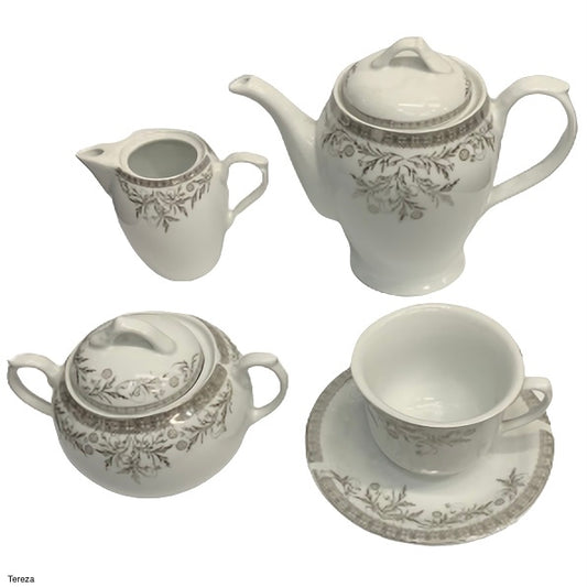 Tereza Porcelain Tea Set PORCELAIN15 Set Of 15 - Image 2
