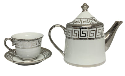 Silver Tea Set With Stand SET15PC Silver Set Of 15 - Image 2