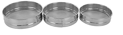 Flour Sieve / Atta Chaplin Heavy Set Of 3 - Image 1