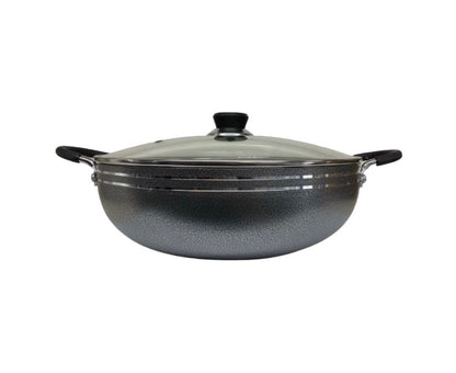 Non Stick Wok / Karai With Lid LID32CM 32cm - Image 1