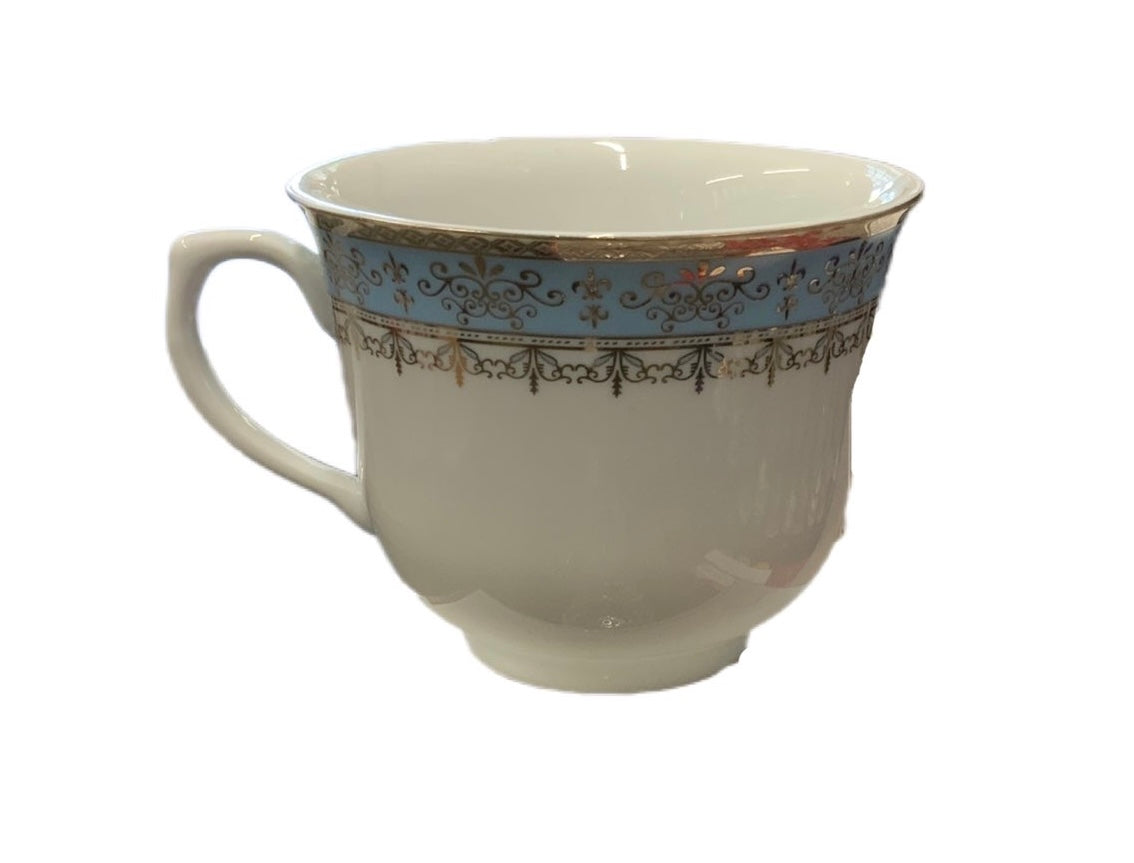 Blue Porcelain Tea Cups PORCELAIN12 Blue Set Of 12 - Image 2