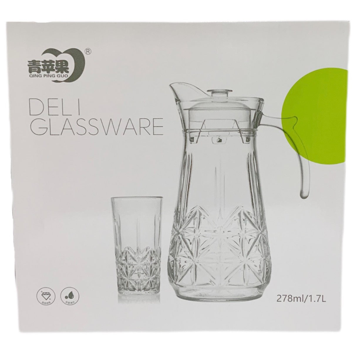 Deli Glassware Water Set Set Of 7 - Image 2