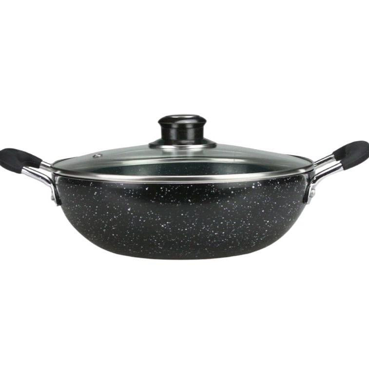 Non Stick Karai/wok With Lid 30cm - Image 1