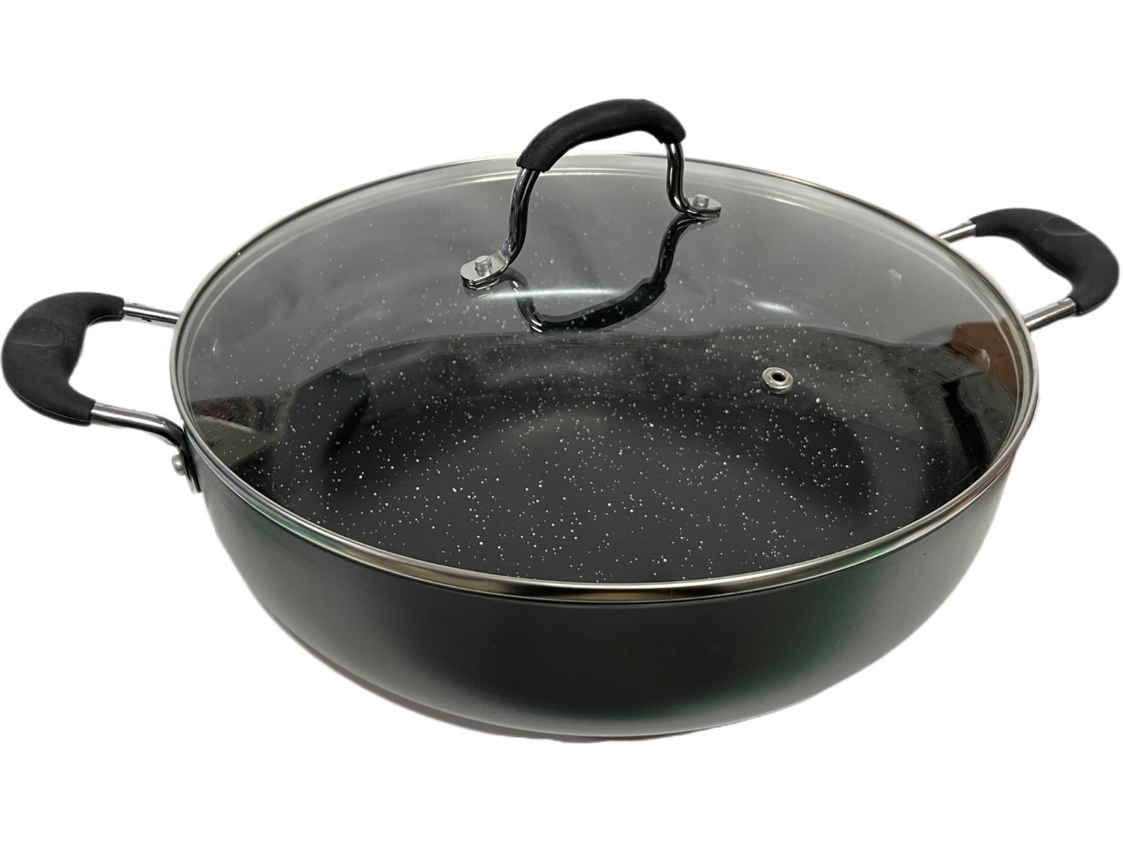 Mastercook Non Stick Hard Anodized Shallow Casserole CASSEROLE32CM 32cm - Image 3