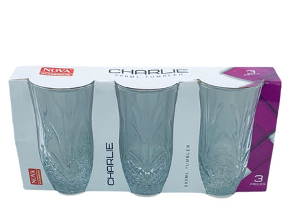 Charlie Glasses Pack Of 3 - Image 1