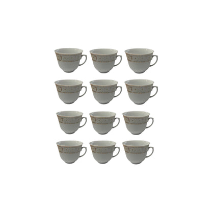 Shakila Porcelain Tea Cups PORCELAIN12 Set Of 12 - Image 3