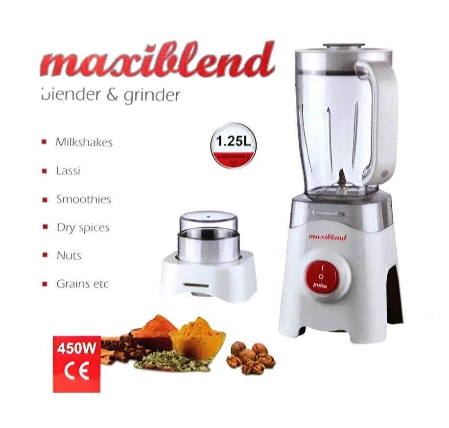 Maxiblend Blender & Grinder 450W GRINDER450W - Image 2