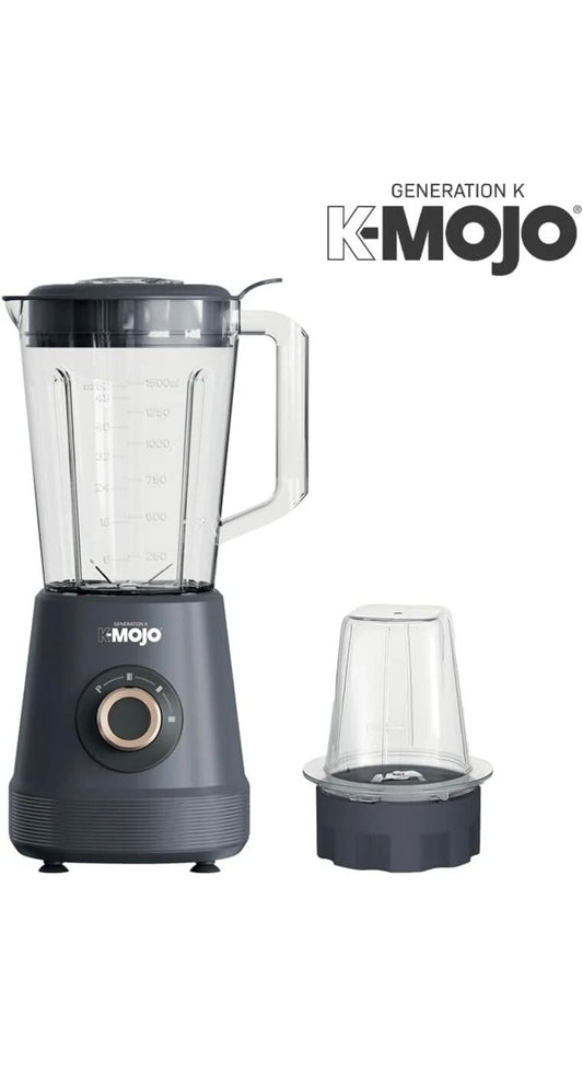 K Mojo Blenders & Grinders 600W With Plastic Jug & Grinding Mill Electric Mixer Set GRINDERS600W - Image 1