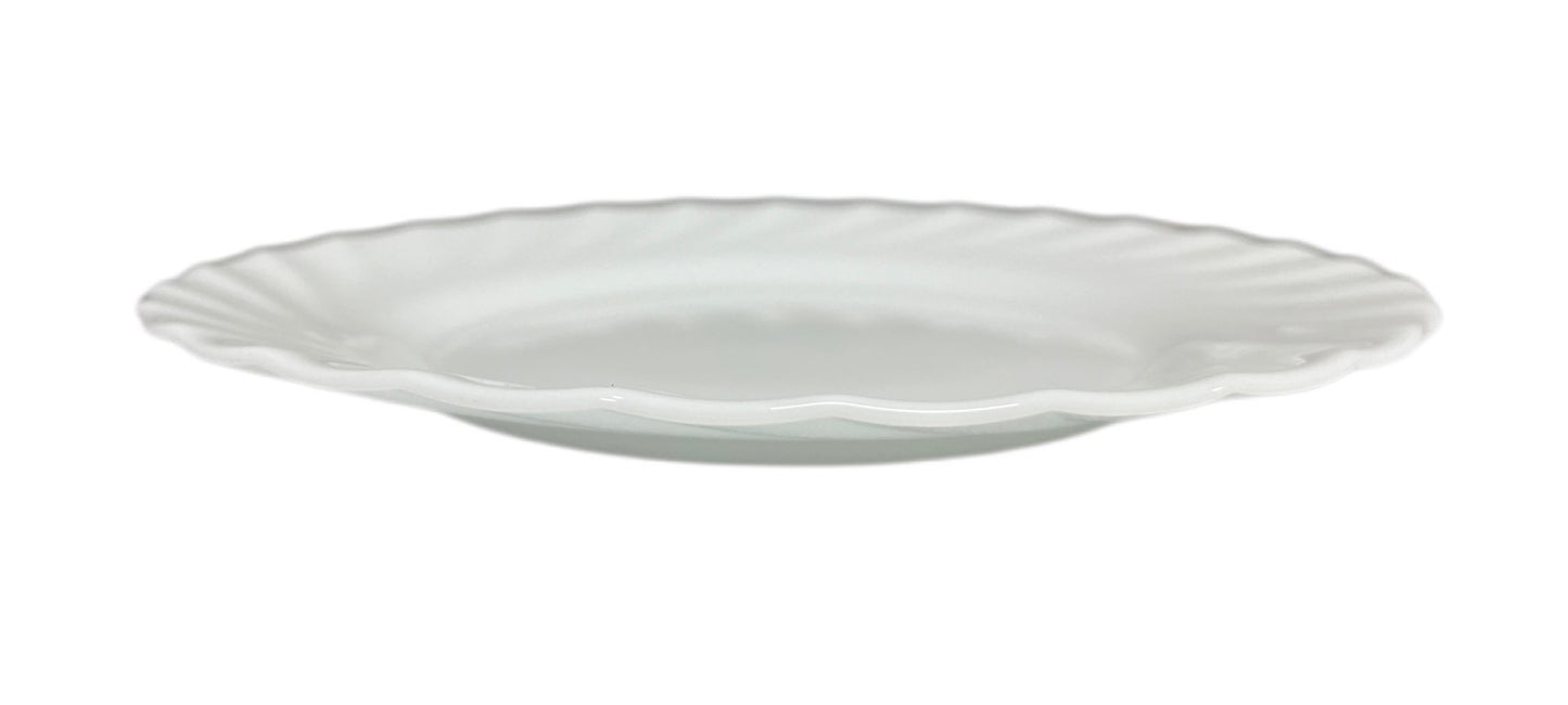 Opal White Plain Round Side Plate PLAIN19 White 19.5cm - Image 2