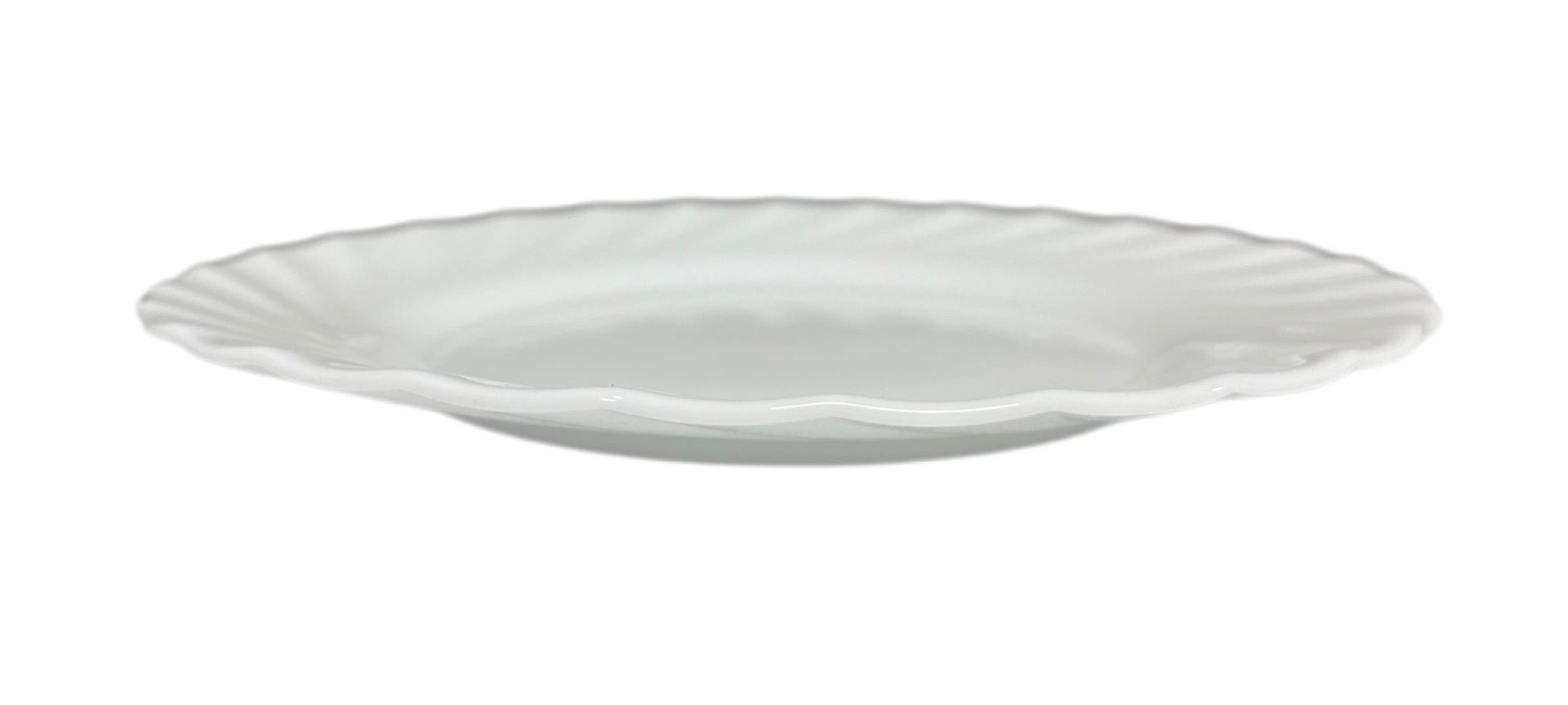 Opal White Plain Round Side Plate PLAIN19 White 19.5cm - Image 2