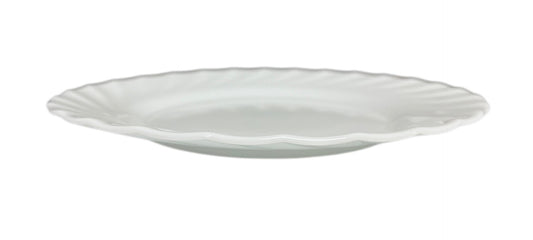 Opal White Plain Round Side Plate PLAIN19 White 19.5cm - Image 2
