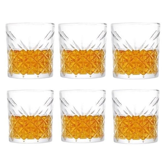 Diamond Cut Design Glasses DSKB-033-2 Set Of 6 340ml - Image 1