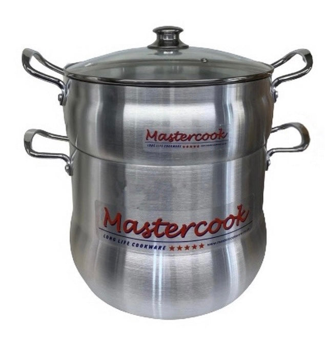 Mastercook Aluminium Couscous Steamer Pot POT24CM 24cm - Image 1