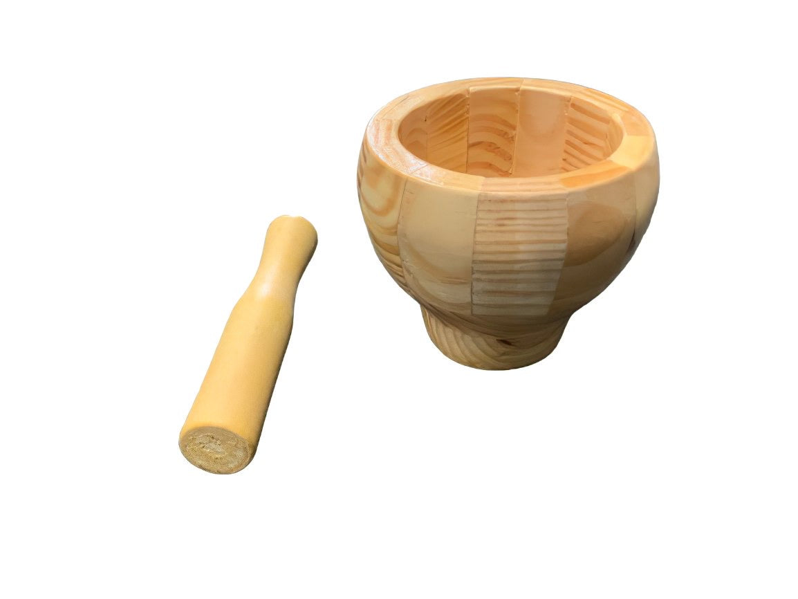 Wooden Pestle & Mortar NO1 - Image 1