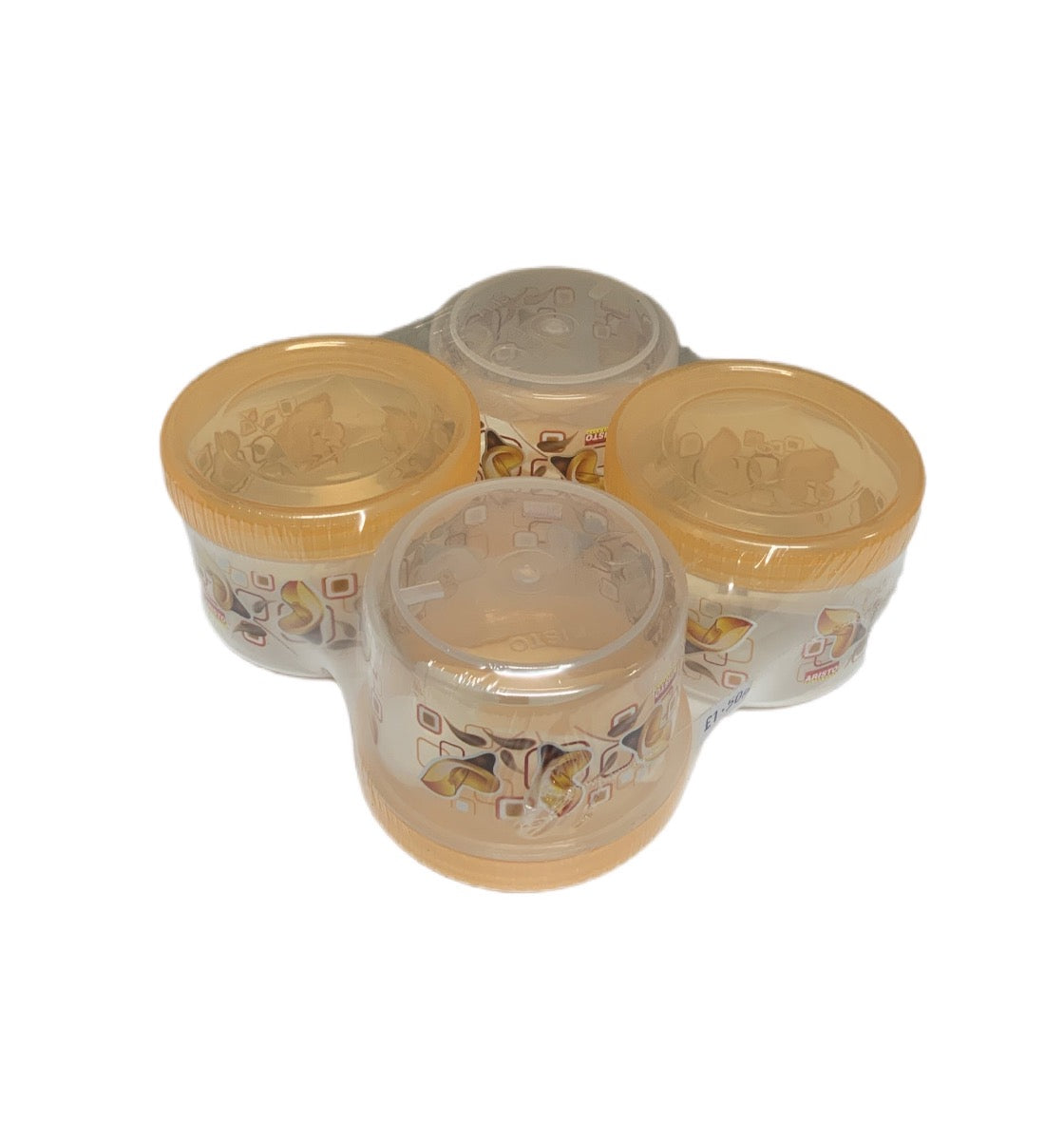 Storewel Container Pack Of 4 Orange Orange - Image 2