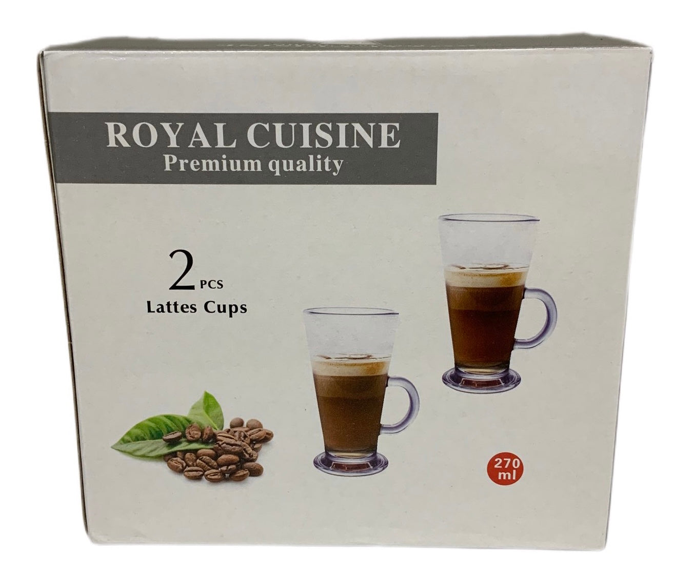 Royal Cuisine Lattes Cup Set Of 2 - Image 1