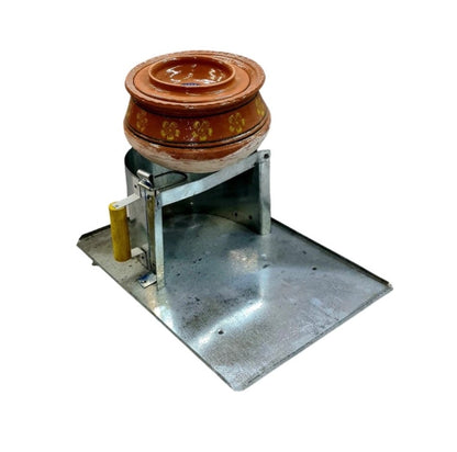 Galvanised Iron Footed /choola /chulla Outdoor Footed Camping Stove - Image 1