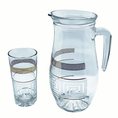 Celebration Gold Water / Juice Set Gold Set Of 7 - Image 1