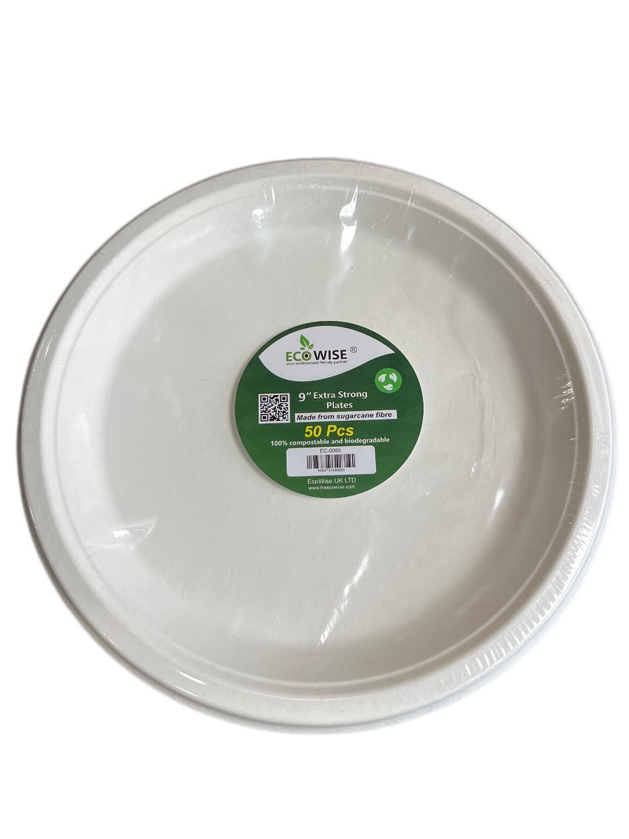 9” Plates Pack Of 50 OF50 - Image 2