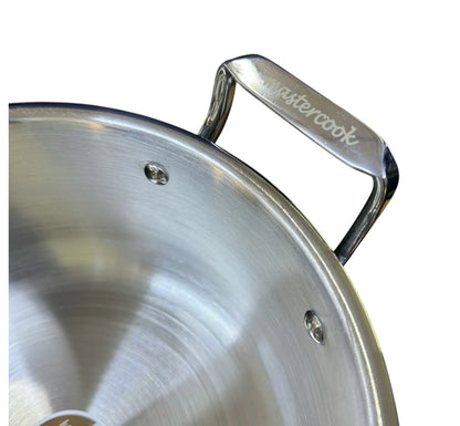 Mastercook  Stainless Steel tri-ply Body 26Cm Casserole Pot with lid