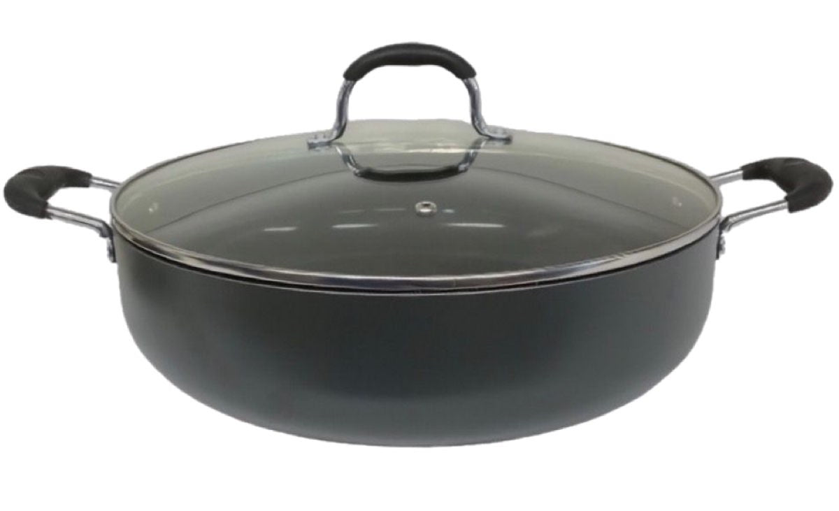Mastercook Non Stick Hard Anodized Shallow Casserole CASSEROLE32CM 32cm - Image 1