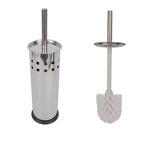 Stainless Steel Chrome Finish Toilet Brush - Image 1