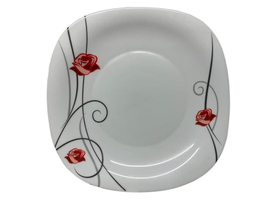 Pars Opal Rose Square Side Plate ROSE19 19.5cm - Image 1