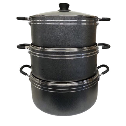 Mastercook Non Stick Aluminium Cookware Set Set Of 3 - Image 1