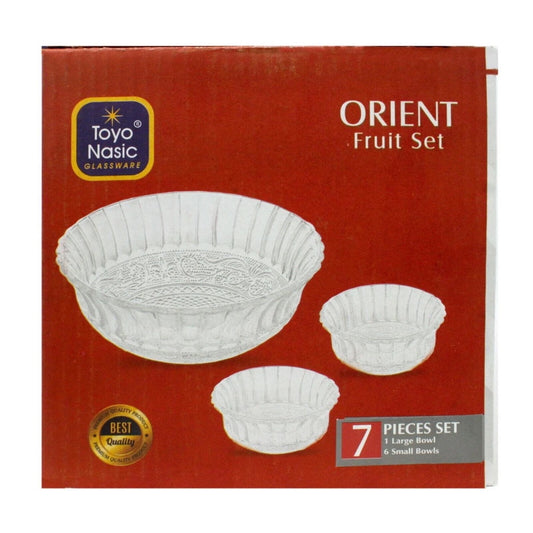 Orient Custard / Fruit Set Set Of 7 - Image 1