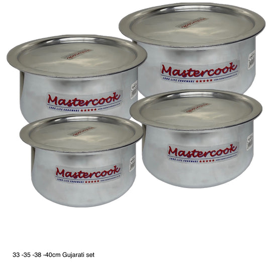 Aluminium Gujirati Set 7 10 Set Of 4 - Image 1