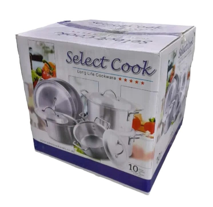 Aluminium Casserole/stockpot With Solid Steel Handles Set Of 5 - Image 5