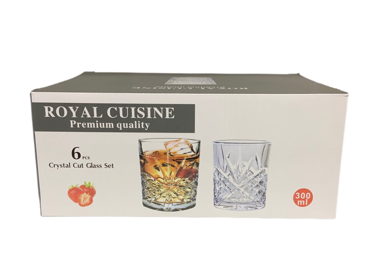 Royal Cuisine Premium Quality Glasses Pack Of 6 - Image 1