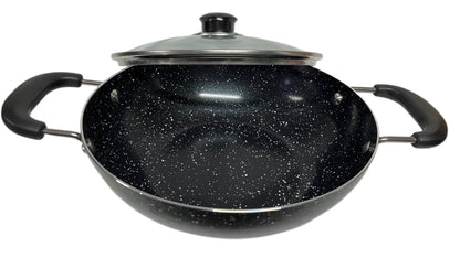 Non Stick Wok / Karai With Lid LID24CM 24cm - Image 2
