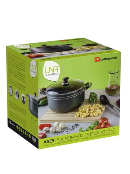 Sq Professional Stockpot Set With Lid Set Of 5 - Image 8