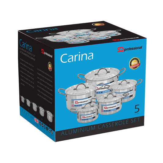 Sq Professional Aluminium Carina Cookware Set Of 5 - Image 2