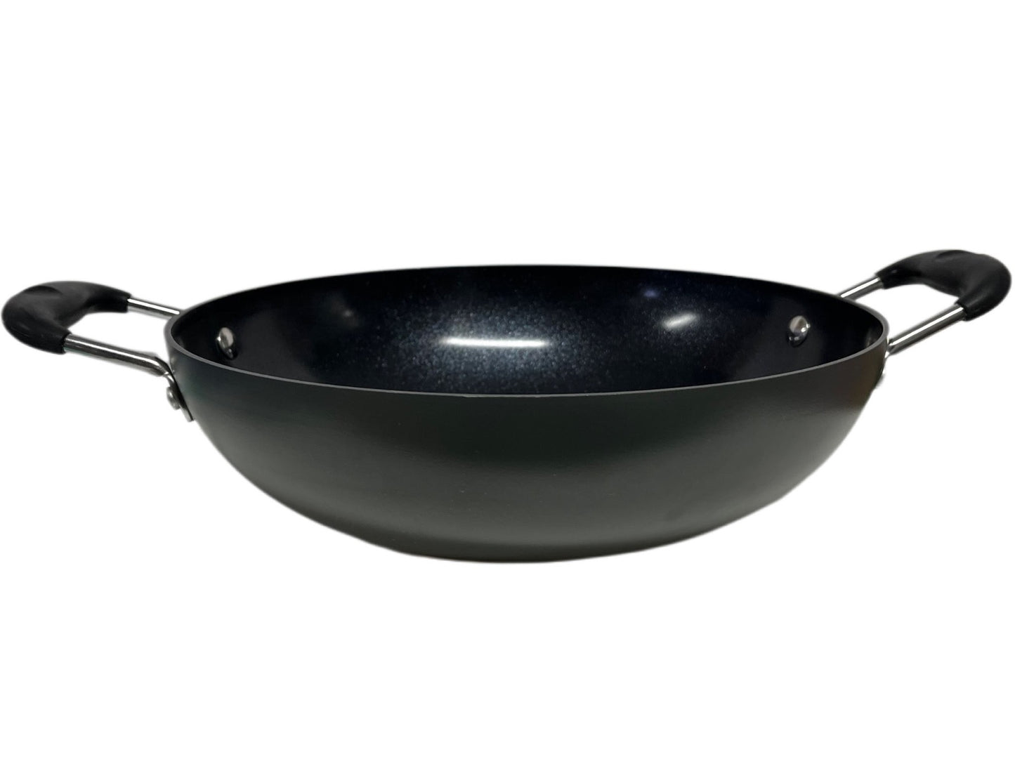Mastercook Non Stick Hard Anodized Wok / Karai KARAI28CM 28cm - Image 4