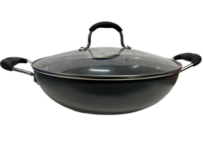 Mastercook Non Stick Hard Anodized Wok / Karai KARAI28CM 28cm - Image 3