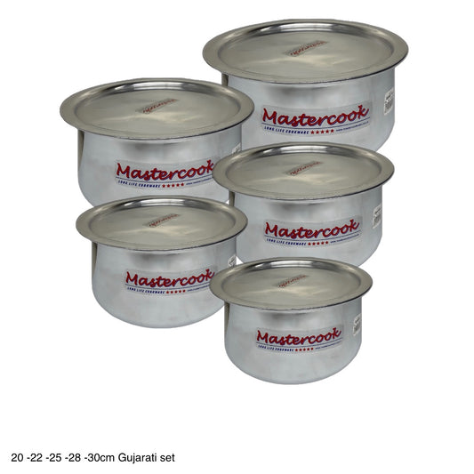 Aluminium Gujirati Set 2 6 Set Of 5 - Image 1