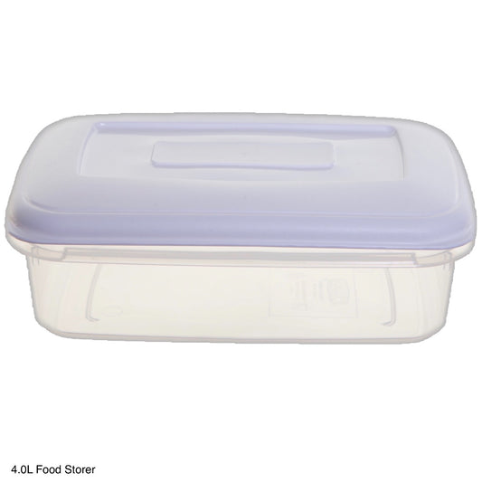 Whitefurze Rectangular Food Storer 4.0l - Image 1