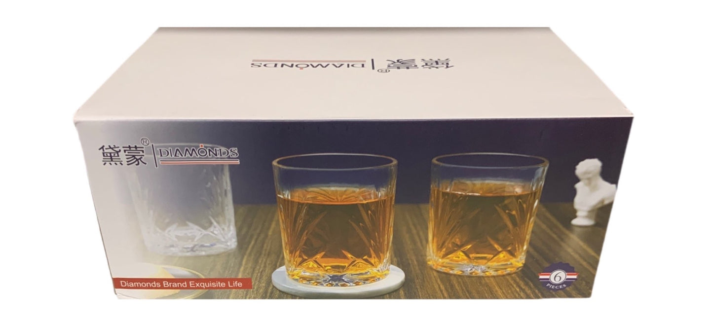 Diamonds Tumbler Glass Pack Of 6 - Image 2