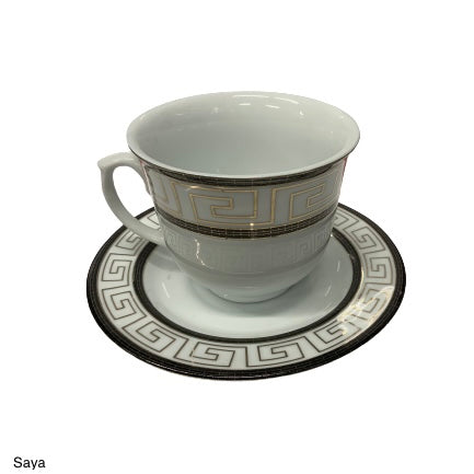 Saya Porcelain Tea Set PORCELAIN12 Set Of 12 - Image 2