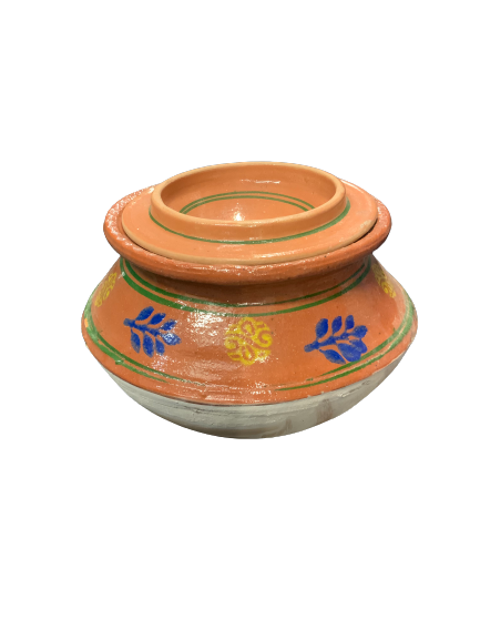 Mastercook Clay Cooking Pot / Handi With Clay Lid Extra Large - Image 1