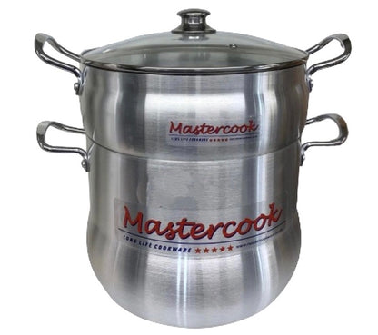 Mastercook Aluminium Couscous Steamer Pot POT26CM 26cm - Image 1