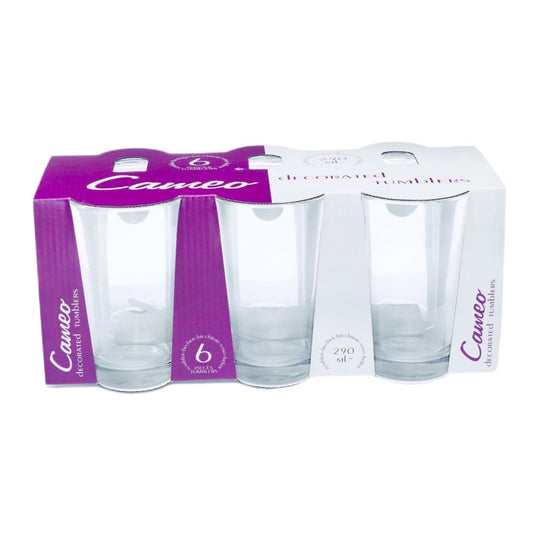 Cameo Glasses Pack Of 6 - Image 1