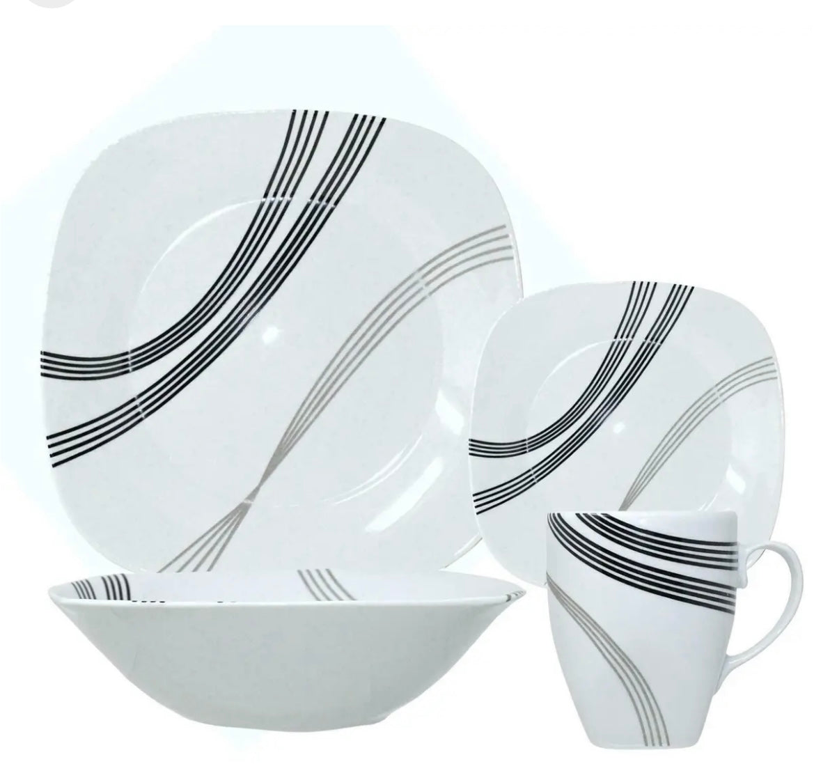 Katrina Dinner Set KATRINA16 Set Of 16 - Image 1