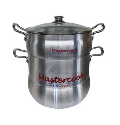 Mastercook Aluminium Couscous Steamer Pot POT22CM 22cm - Image 1