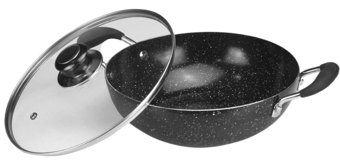 Non Stick Karai/wok With Lid 30cm - Image 2